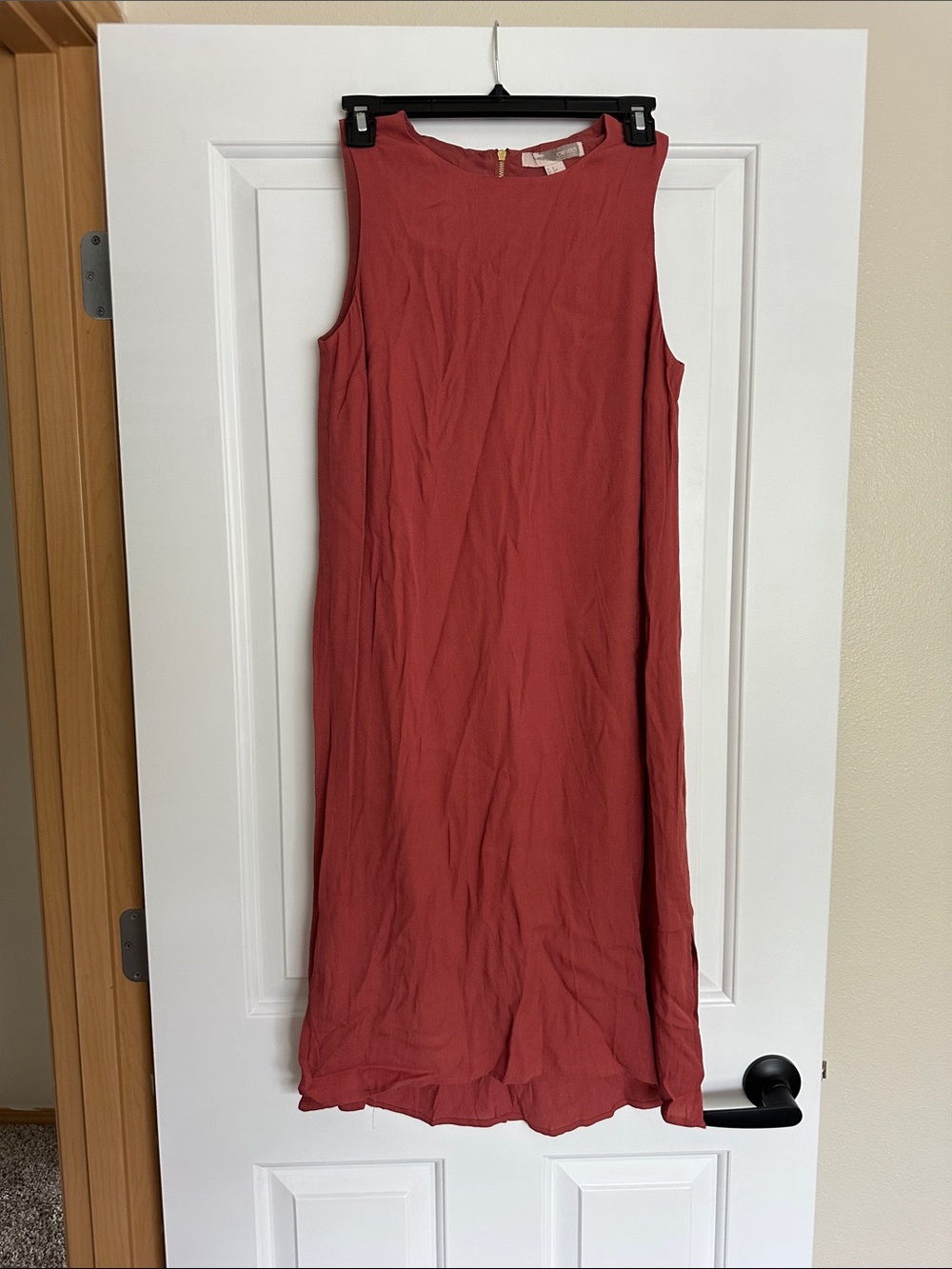 Forever 21 Rust Red Sleeveless Shift Dress